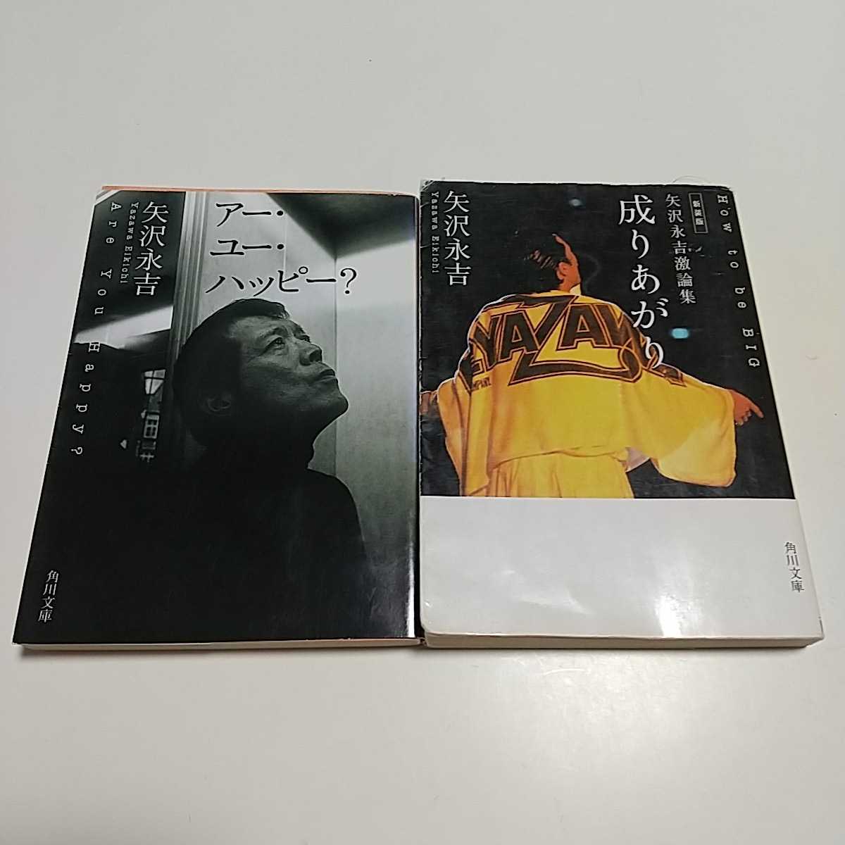 成りあがり アー ユー ハッピー 矢沢永吉 傷み有 角川文庫 2冊セット 成り上がり アーユーハッピー 永ちゃん 矢沢永吉激論集 006 自伝 生い立ち 売買されたオークション情報 Yahooの商品情報をアーカイブ公開 オークファン Aucfan Com