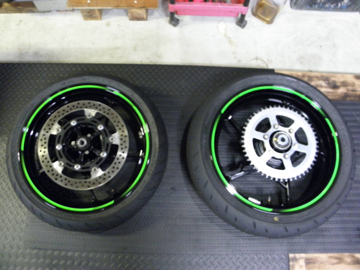 低価，新作登場】 019 カワサキZX25R 前後タイヤホイールセット