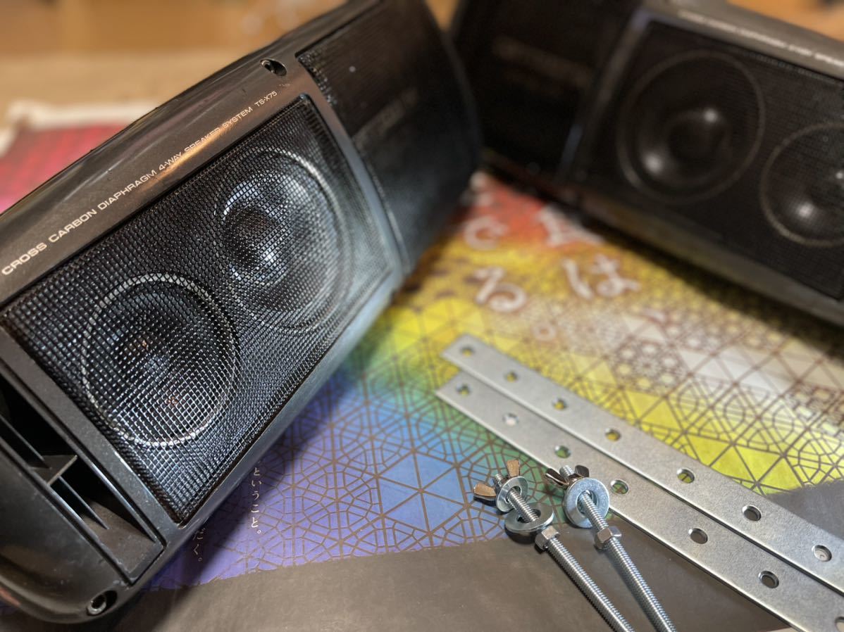 中古 PIONEER TS-X75 Carrozzeria パイオニア スピーカー 旧車 当時物