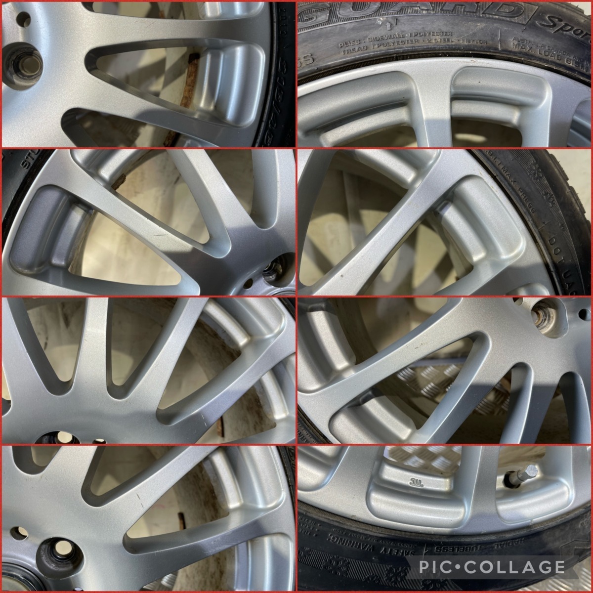 Venthandi 17インチ 7.0J +48 PCD100 5H【215/45R17】NEXEN 2012年製 7  