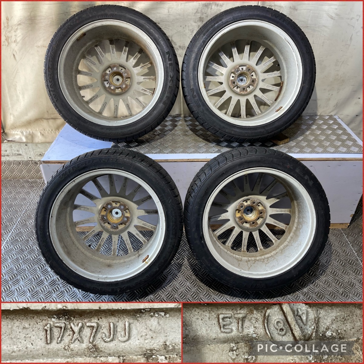 Venthandi 17インチ 7.0J +48 PCD100 5H【215/45R17】NEXEN 2012年製 7  