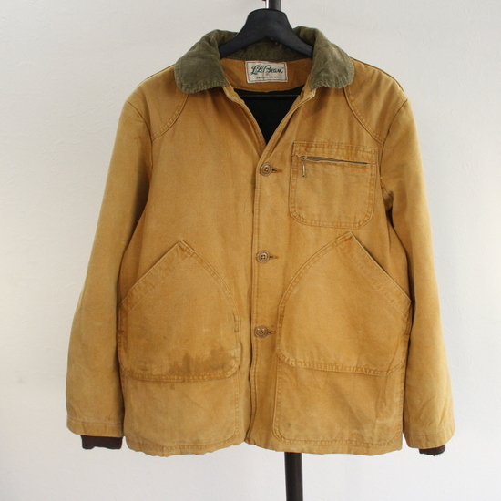 J11 70sビンテージ LLBEAN エルエルビーン 筆記体タグ 裏地付き ダック