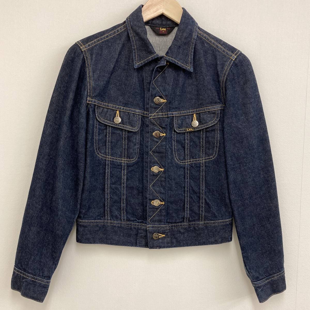 美品 濃紺 Lee 101-J 三角赤タグ ビンテージ 50s 60s 復刻 デニム 