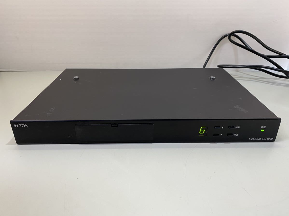 ◇中古現状品◇ TOA ML-1000 通電確認済み 動作未確認 メロディクス 放送