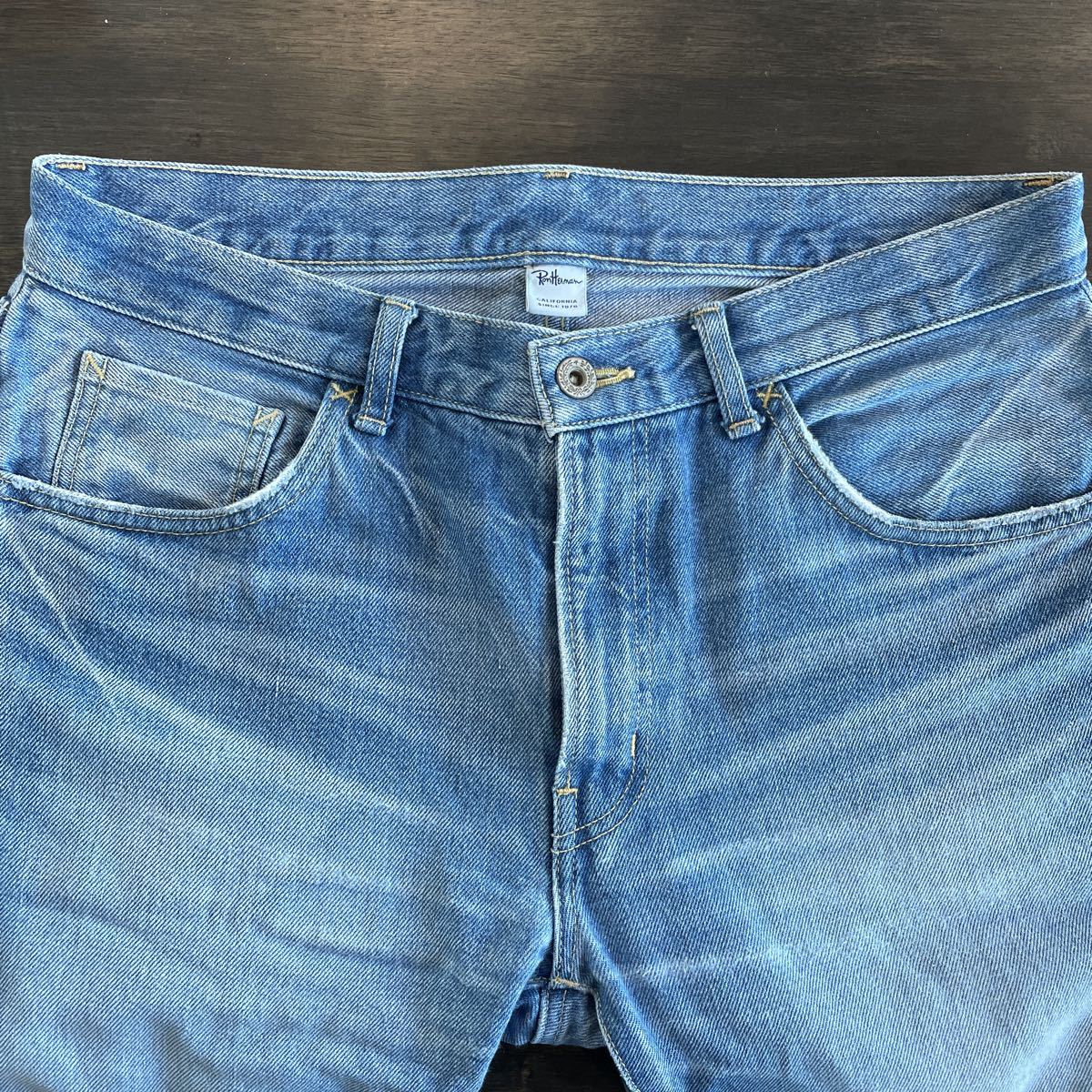 美中古 Ron Herman DENIM M ロンハーマン デニム スキニー ブルー 