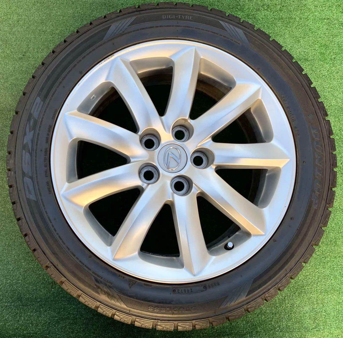 レクサス LS 純正 18インチ アルミホイール☆DUNLOP 235/50R18 4本