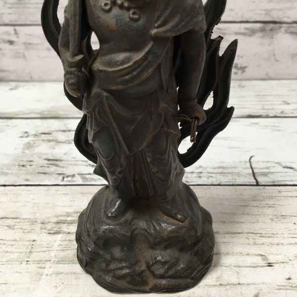 : 不動明王 仏教美術 仏像 高さ15ｃｍ &amp; Home 6号 不動明王像 高岡銅器 - 検&frasl;骨董古玩中国 時代物 Kitchen 銅製不動明王立像 銅製の通販