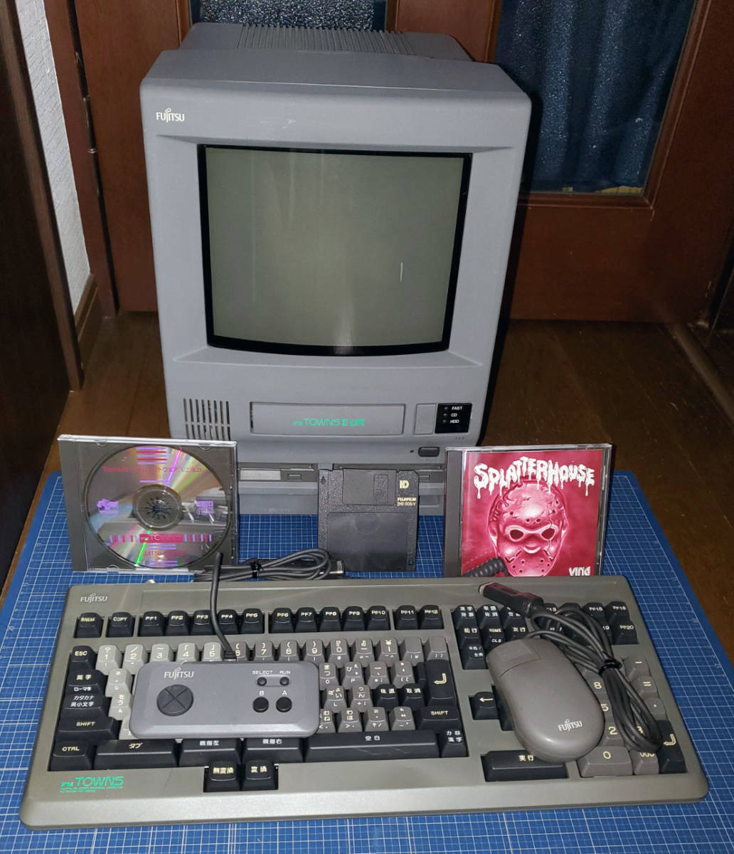FM TOWNS 2H PC　キーボード、マウス、パッド付属 FM TOWNS 2H PC キーボード、マウス、パッド付属 elect