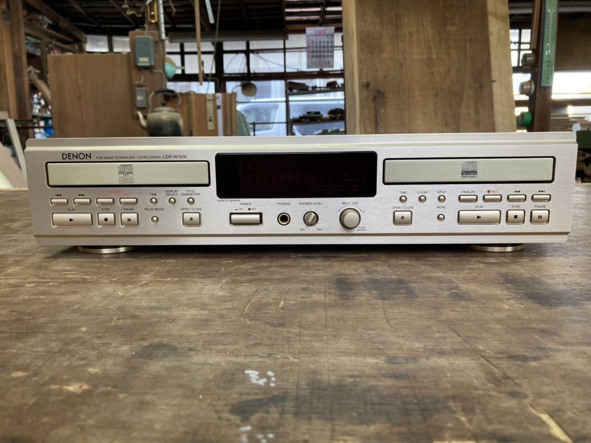 CDR-W1500 DENON デノン CDレコーダー - CDデッキ CD 美品 ホ Yahoo