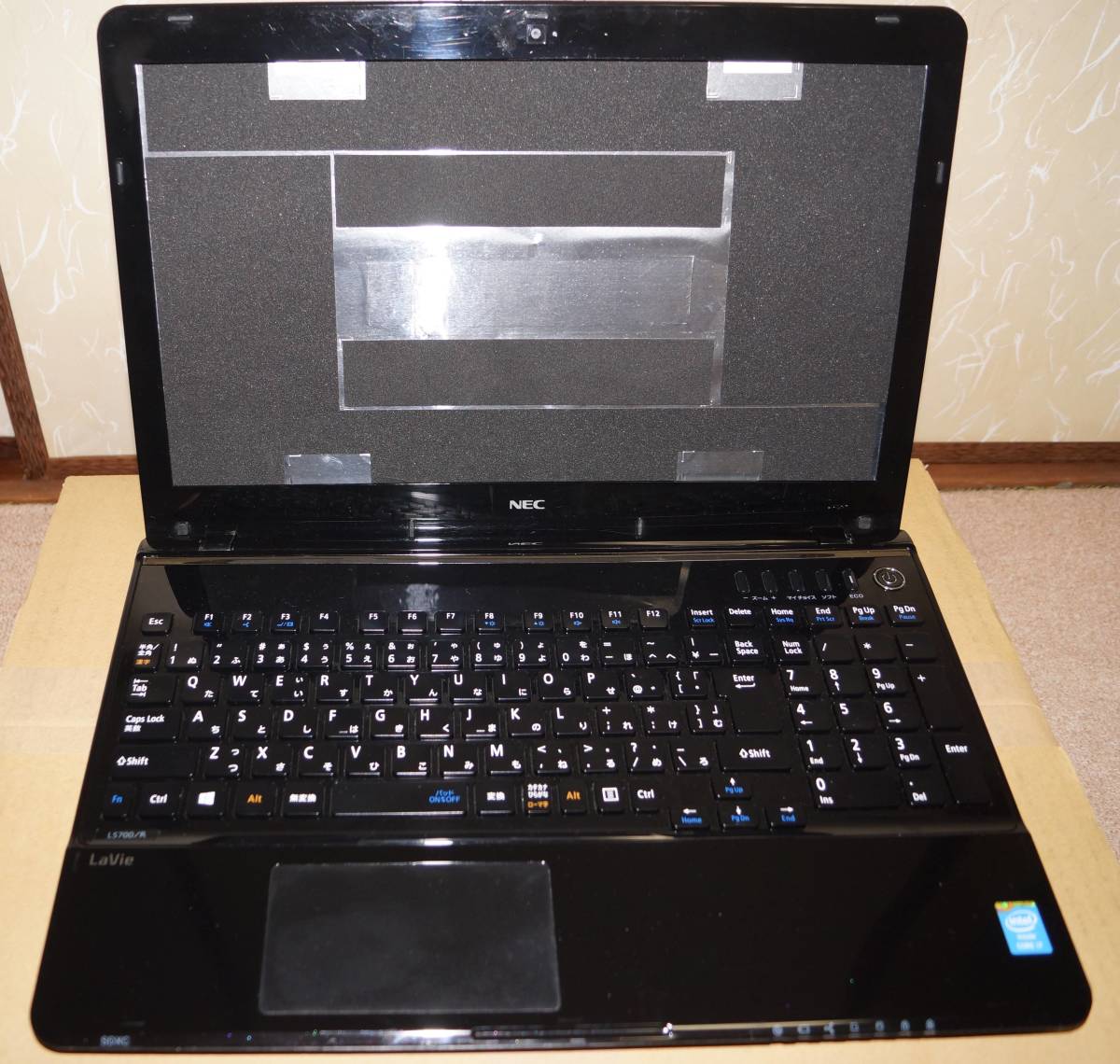 NEC ノートPC PC-LS700SSB-E3 本体　ジャンク NEC LaVie S PC-LS700RSB ベアボーン状態 中古 ジャンク LaVie S NEC