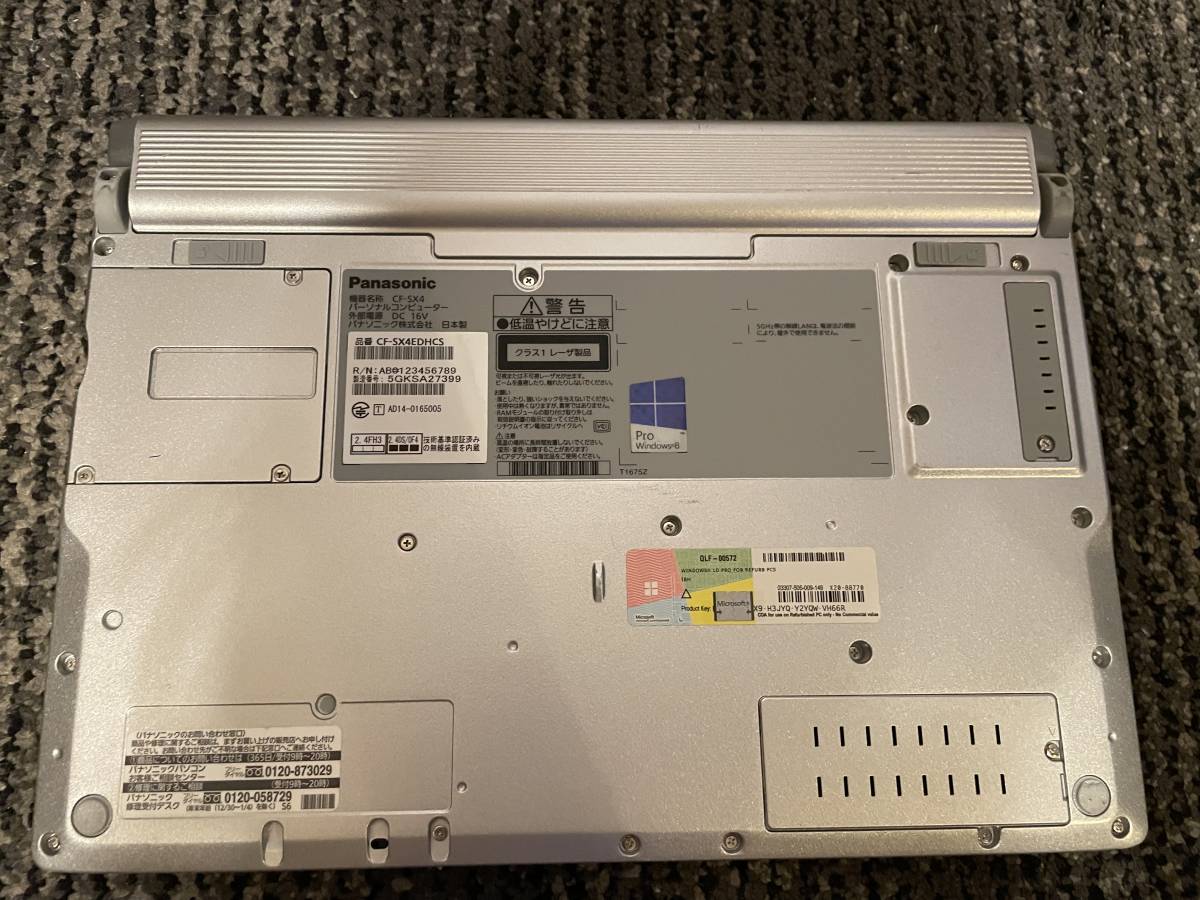 Panasonic Let's CF-SX4 Core i5 | RAM note Note SSD 128GB : and
