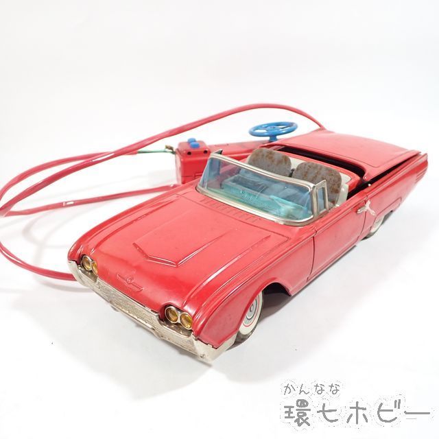 RQ47◇当時物 古い ヨネザワ ブリキ フォード サンダーバード リモコン