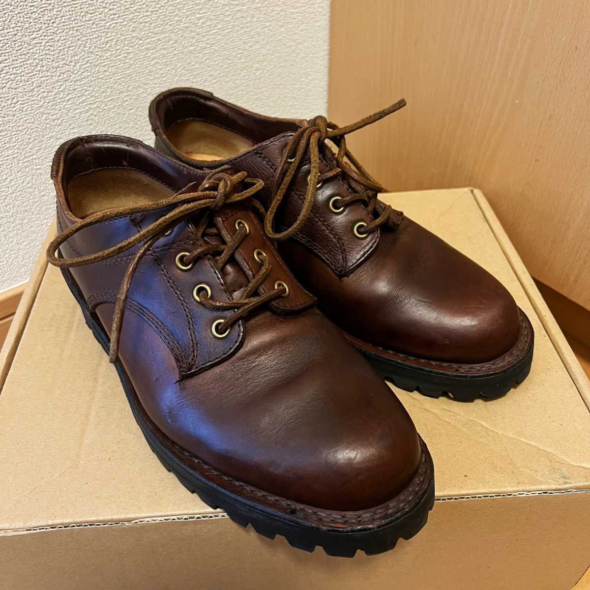 1円~ 美品 ホーウィン クロムエクセル オックスフォード ブーツ  