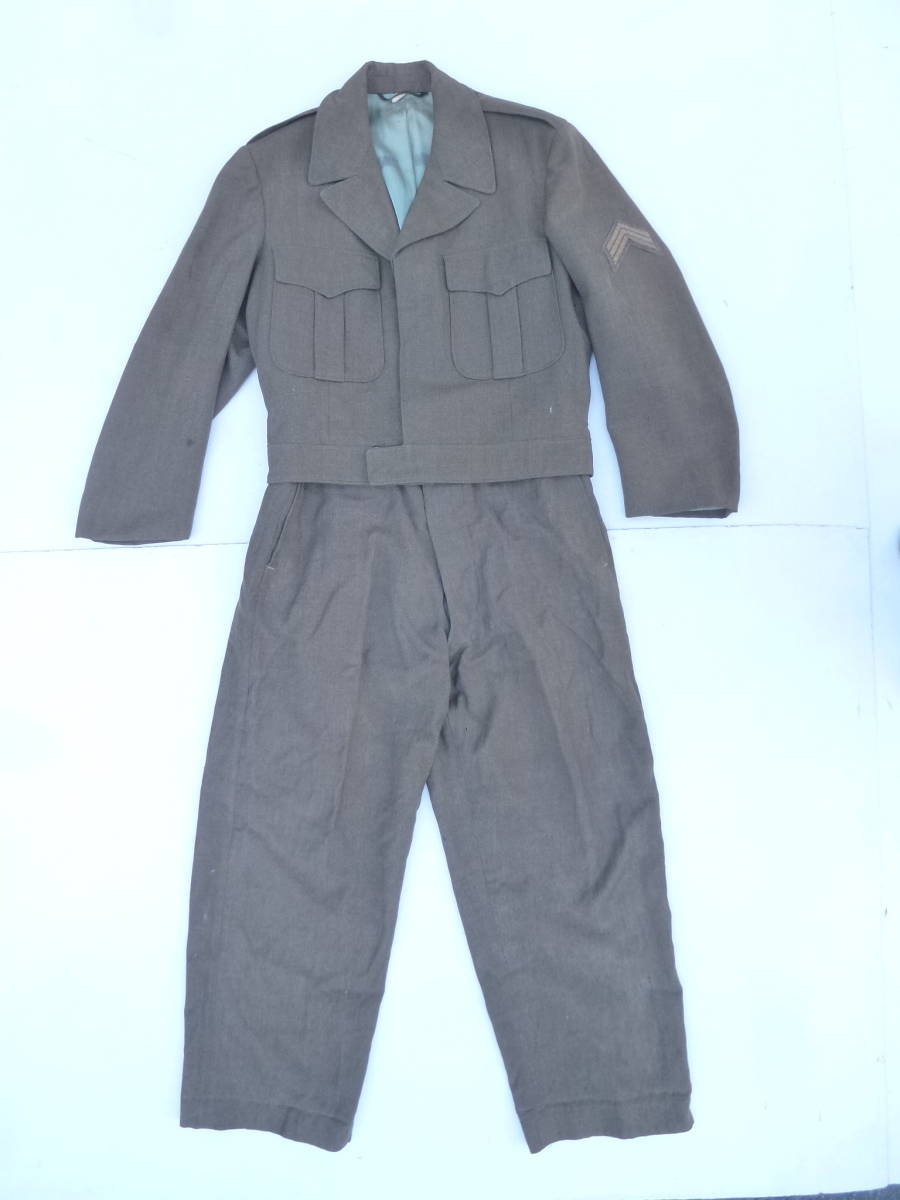 希少品 陸上自衛隊 旧型制服 上下（警察予備隊～自衛隊）アイク