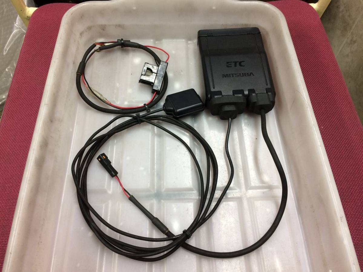 ☆即決 MSC-BE51 通電確認済み バイク ETC ミツバサンコーワ☆