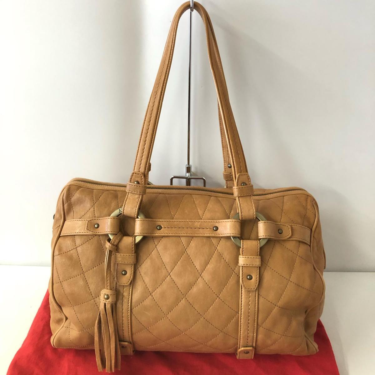 BALLY バリー Bモノグラム ハンドバッグ レザー使用 バイカラー 