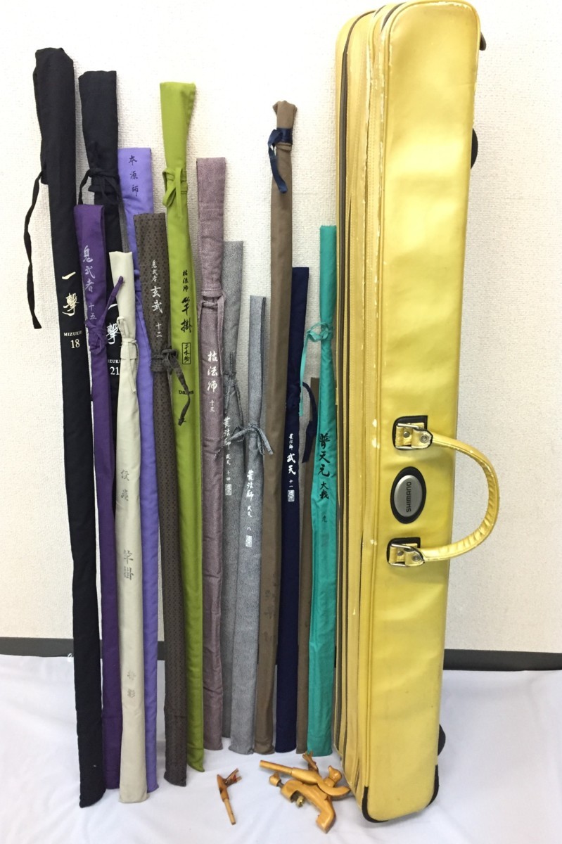 釣竿 ロッド 玄武12 / 鬼武者 15 / 一撃 18/ DAIWA 竿掛 /本源師 16 他