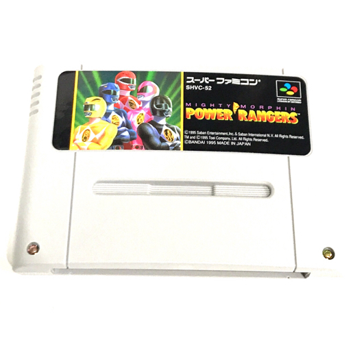 1円 スーパーファミコンソフト マイティモーフィン パワーレンジャー