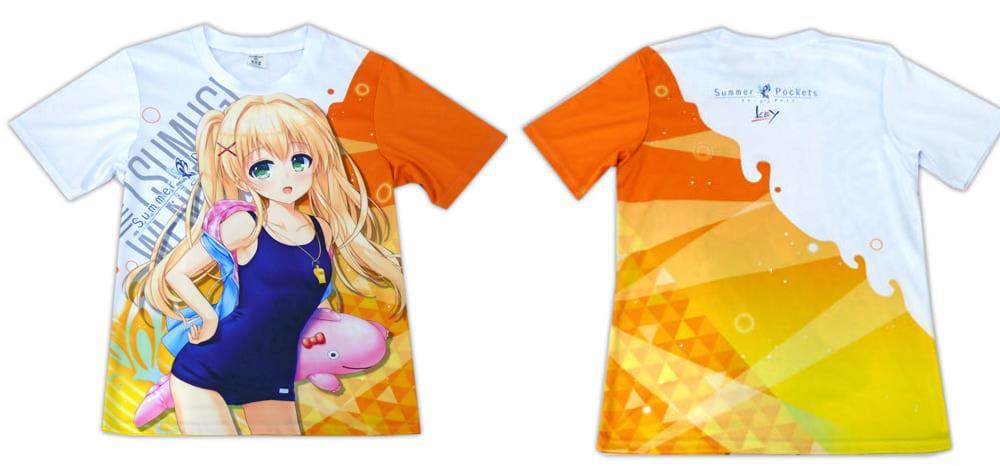 Summer Pockets 紬ヴェンダース 両面フルグラフィックTシャツ(コミック