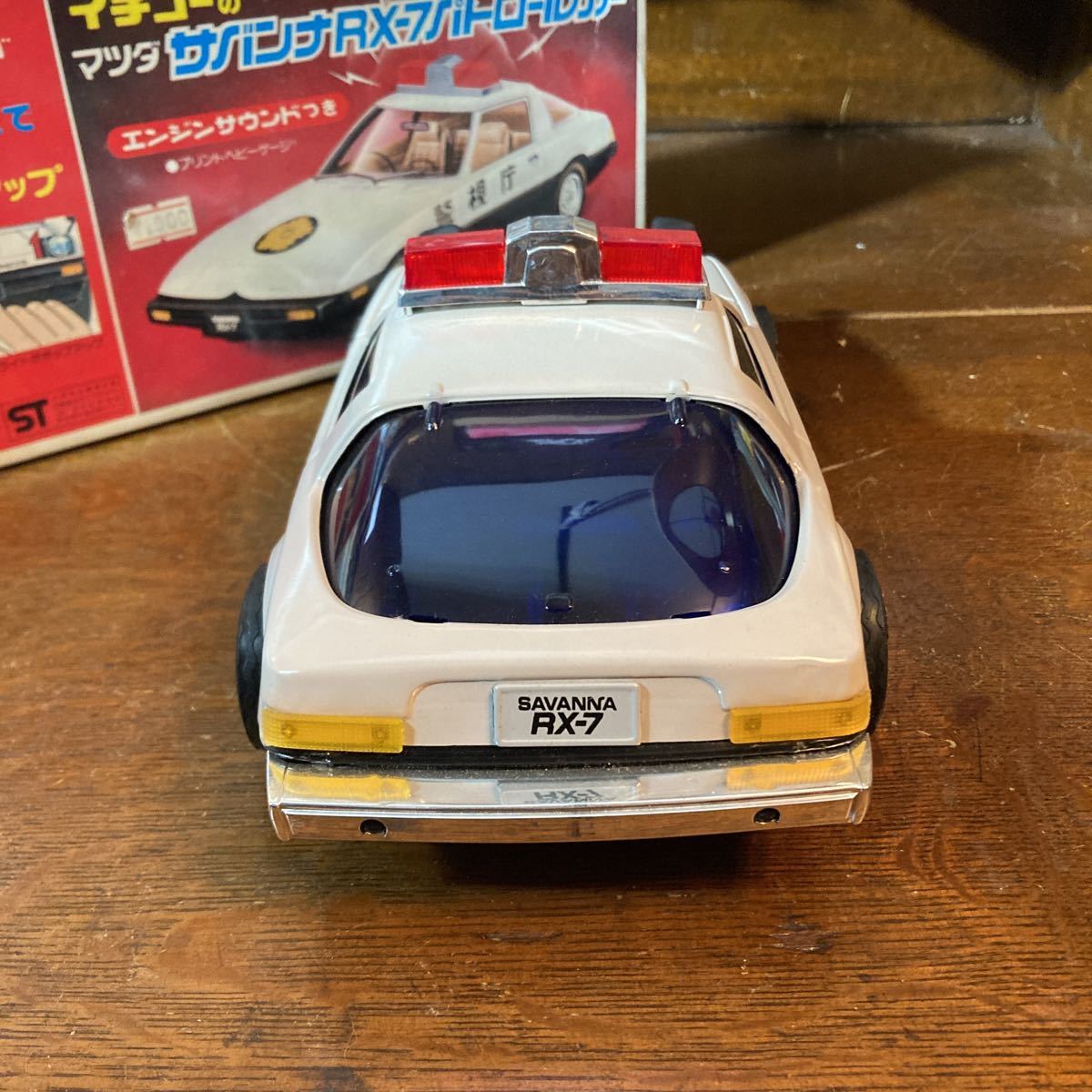 当時物 イチコー ブリキ イチコー マツダ サバンナ GT 赤 ブリキ