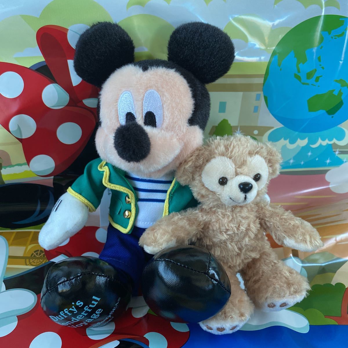 ダッフィー ワンダフルヴォヤッジ ぬいぐるみ 公式ダッフィーと