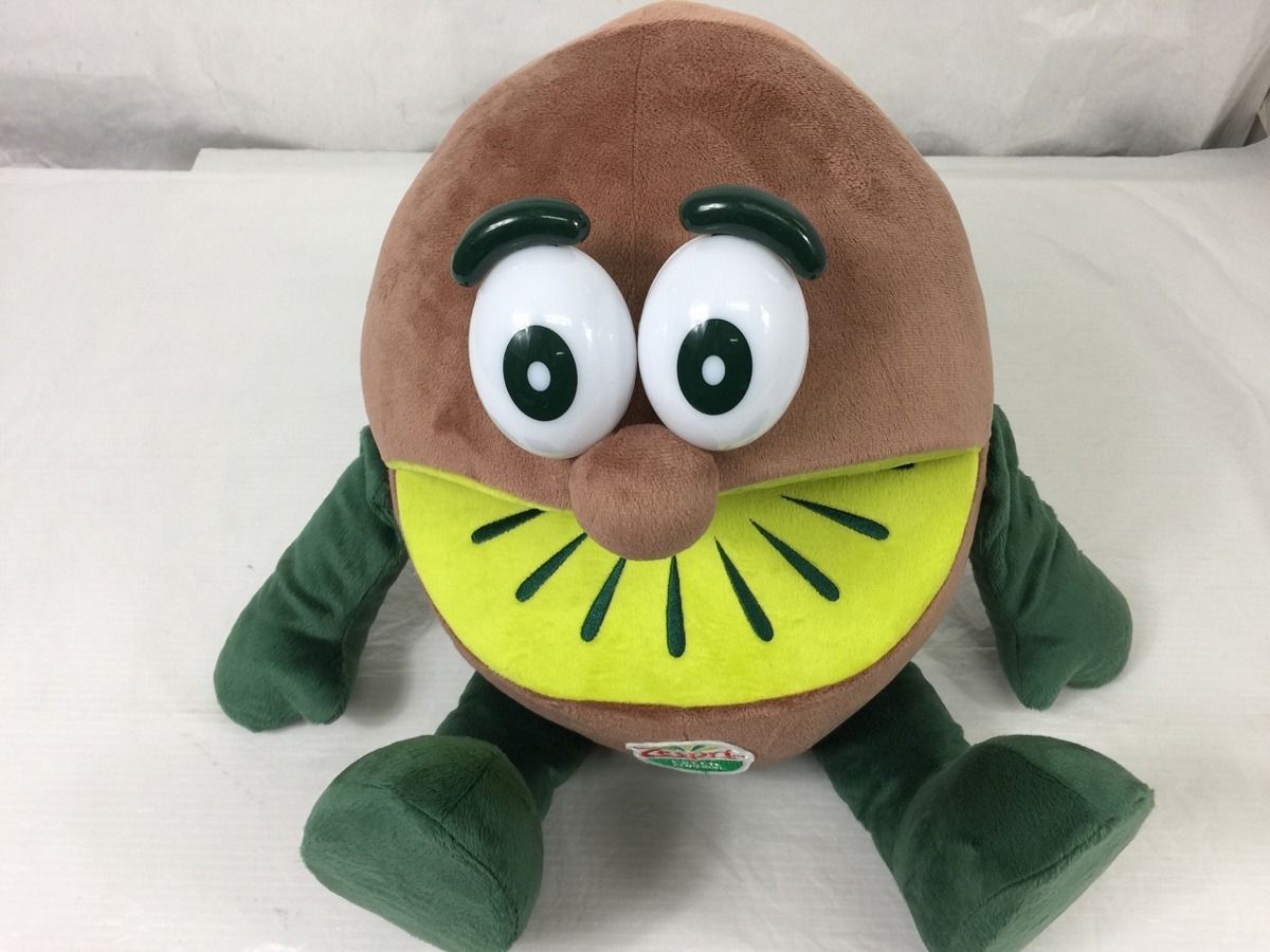 Zespri ゼスプリ キウイブラザーズ ぬいぐるみ 中 キウイフルーツ 美品