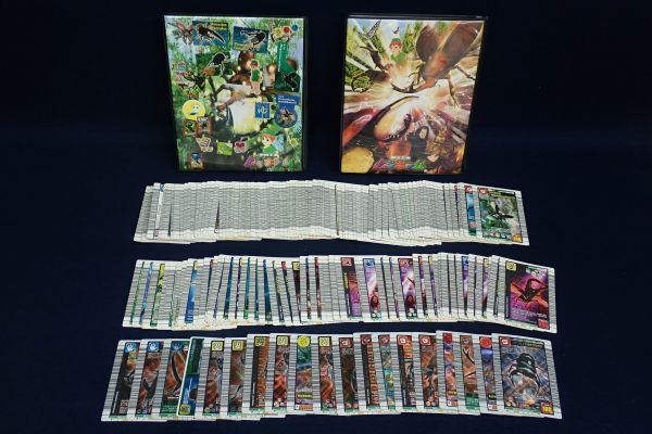 ▽甲虫王者ムシキング アーケードゲーム カード カードフォルダ2冊 