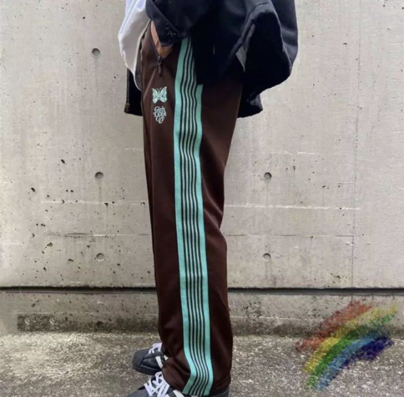 ストレートGirls Don't Cry needles トラックパンツ