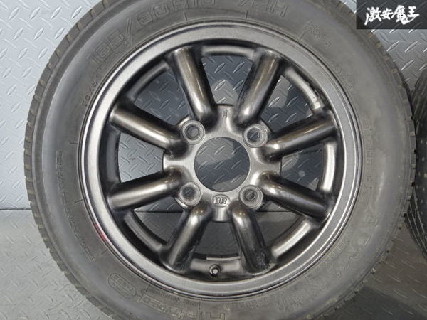 ○BR ブラックレーシング 13インチ 4.5J ＋45 PCD114.3 4H ハブ径約 