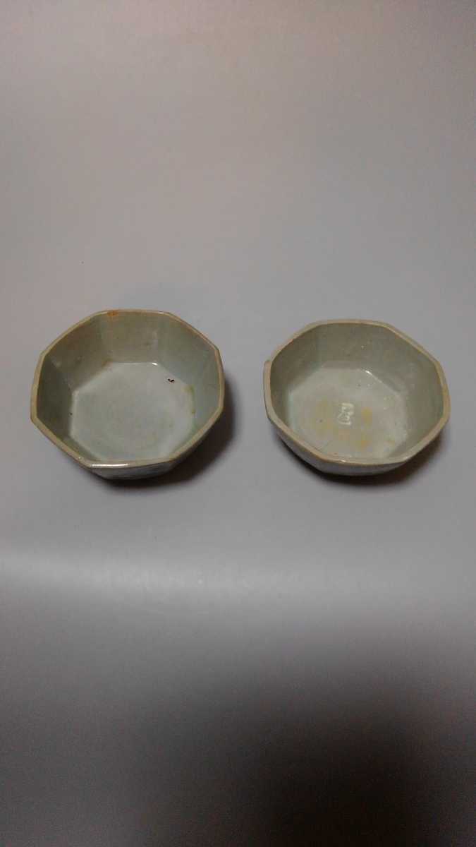 高麗 青磁白黒象嵌面取小鉢 骨董と詩学 Antique & Poetics 蛇韻律
