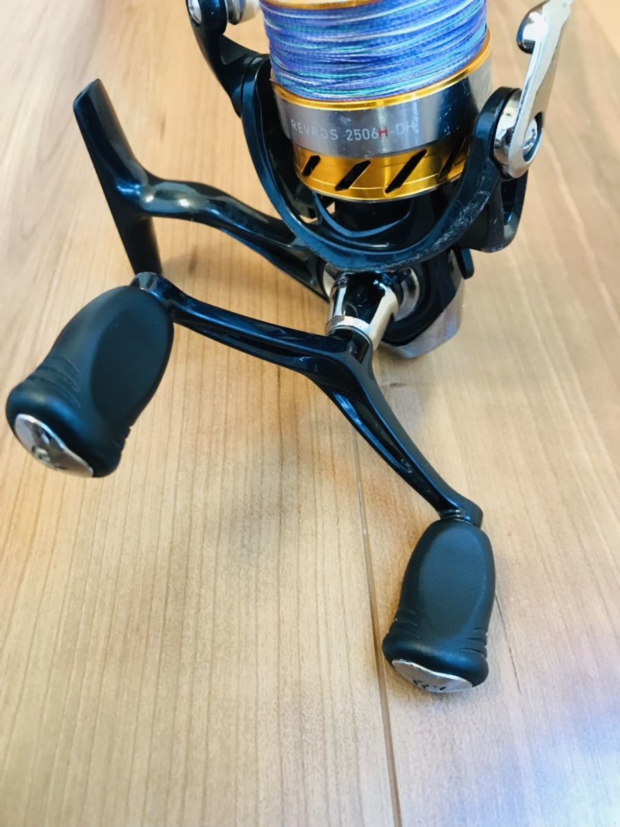 ダイワ レブロス2506h Dh ダブルハンドル 回転良好 Daiwa スピニングリール トラウト アジング エギング等に是非 Daiwa Revros ダイワ 売買されたオークション情報 Yahooの商品情報をアーカイブ公開 オークファン Aucfan Com