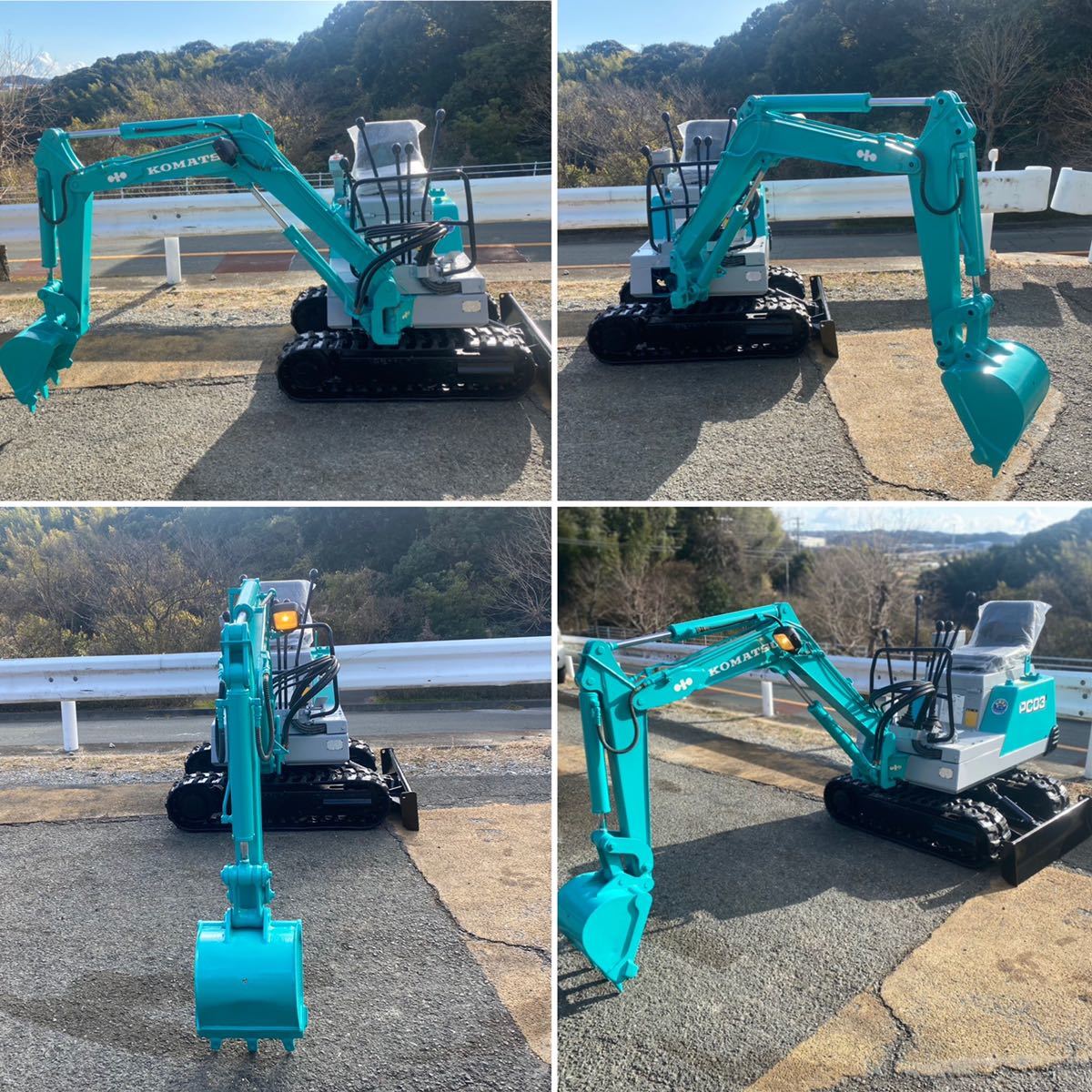 コマツ PC03-1 ミニユンボ コマツ○KOMATSU○PC03-1○985h 公式通販