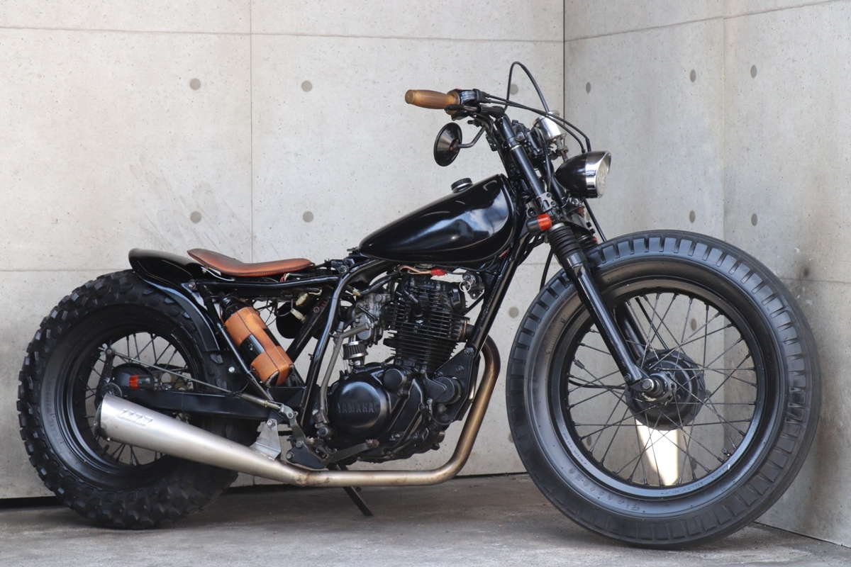 横浜～ YAMAHA TW200 ボバー ブラック ローダウン 好調(126cc-250cc
