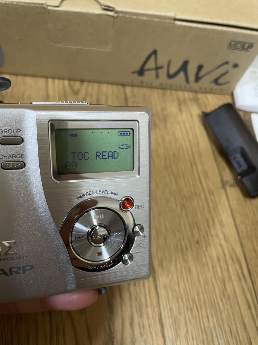 SHARP 1bitポータブルMDレコーダー MD-DR77-S