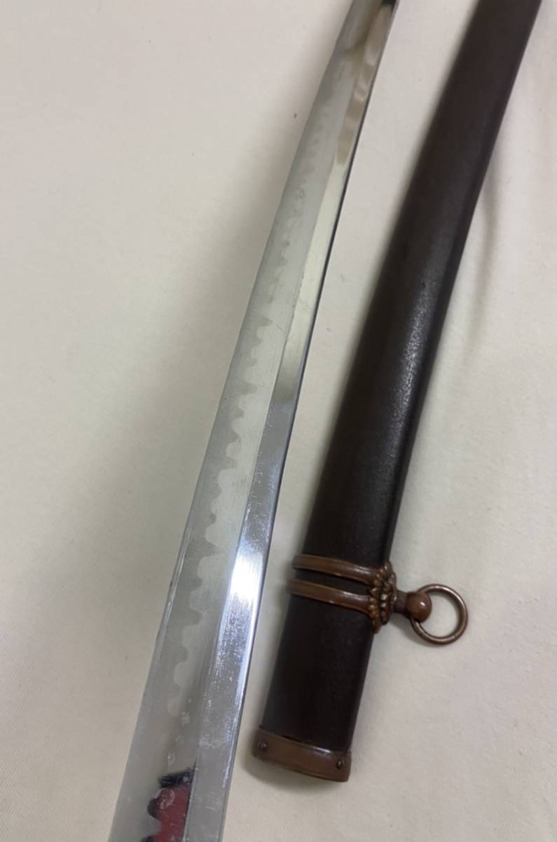 陸軍刀 九八式軍刀 103cm 尉官刀緒付き 軍刀拵え 拵 模造刀