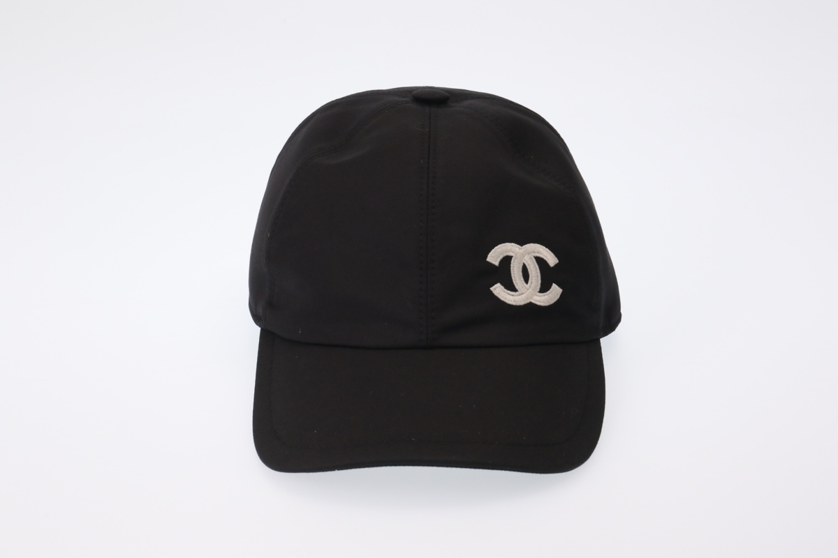 1円スタート 新品 人気 レア シャネル ベースボールキャップ ブラック