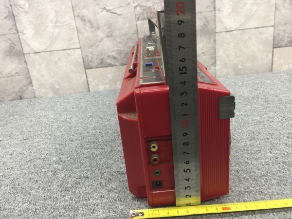 1-125 ジャンク AIWA ダブルデッキ ラジカセ CS-W88 アイワ audio 昭和