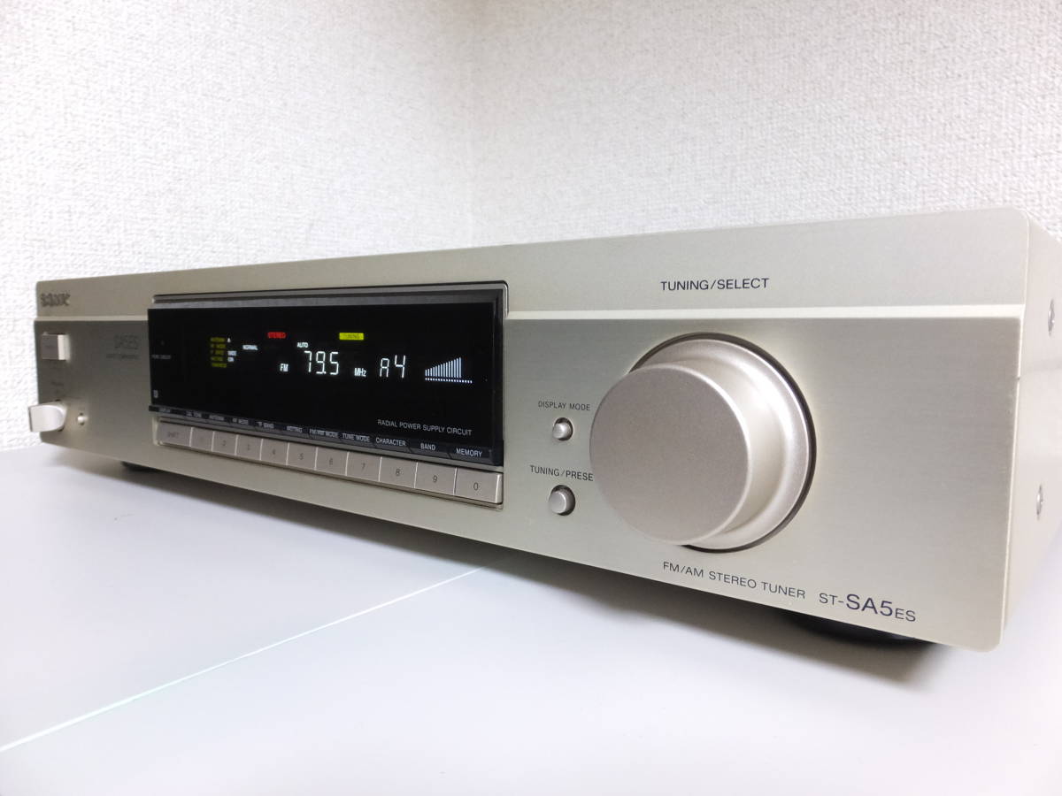 SONY ST-SA5ES FM⁄AM TUNER : ソニー FM⁄AMチューナー 調整済品 (中古
