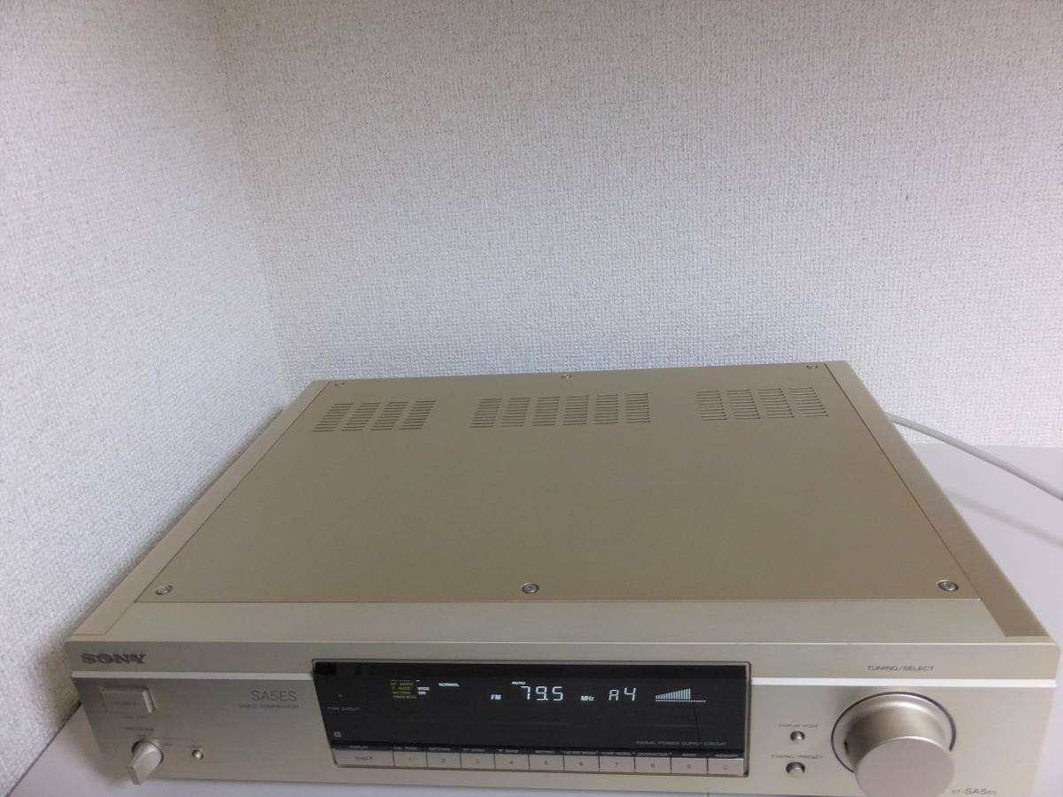 SONY ST-SA5ES FM⁄AM TUNER : ソニー FM⁄AMチューナー 調整済品 (中古