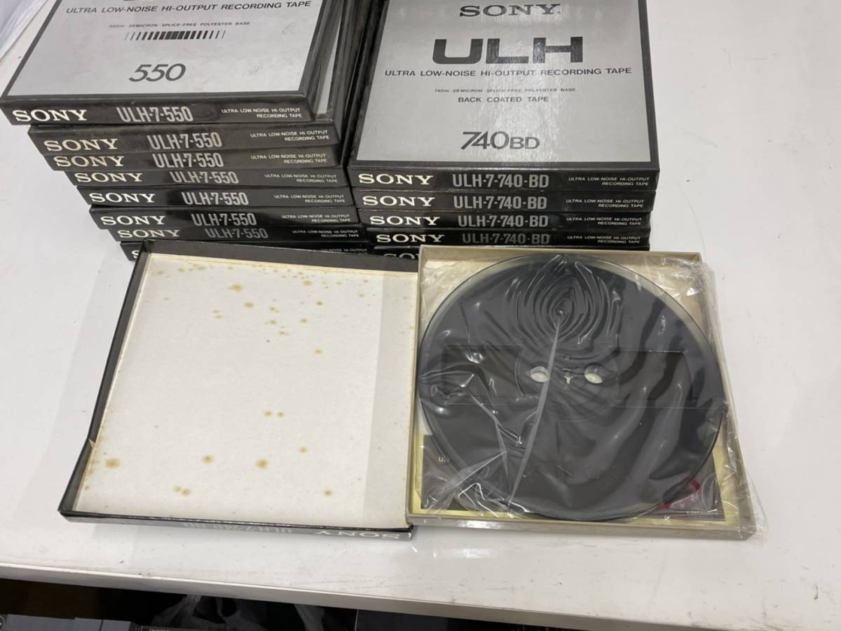 SONY ソニー ULH オープンリールテープ ULH-7-550/ ULH-7-550-BL/ ULH
