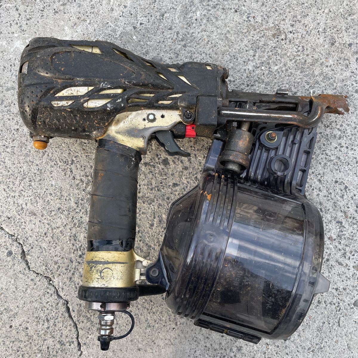 日立工機 HITACHI NV90HM 高圧ロール釘打機 中古 動作未確認 現状品 ジャンク扱い HITACHI 日立工機 NV90HM ロール釘打ち 中古品 ハイコーキ(HIKOKI