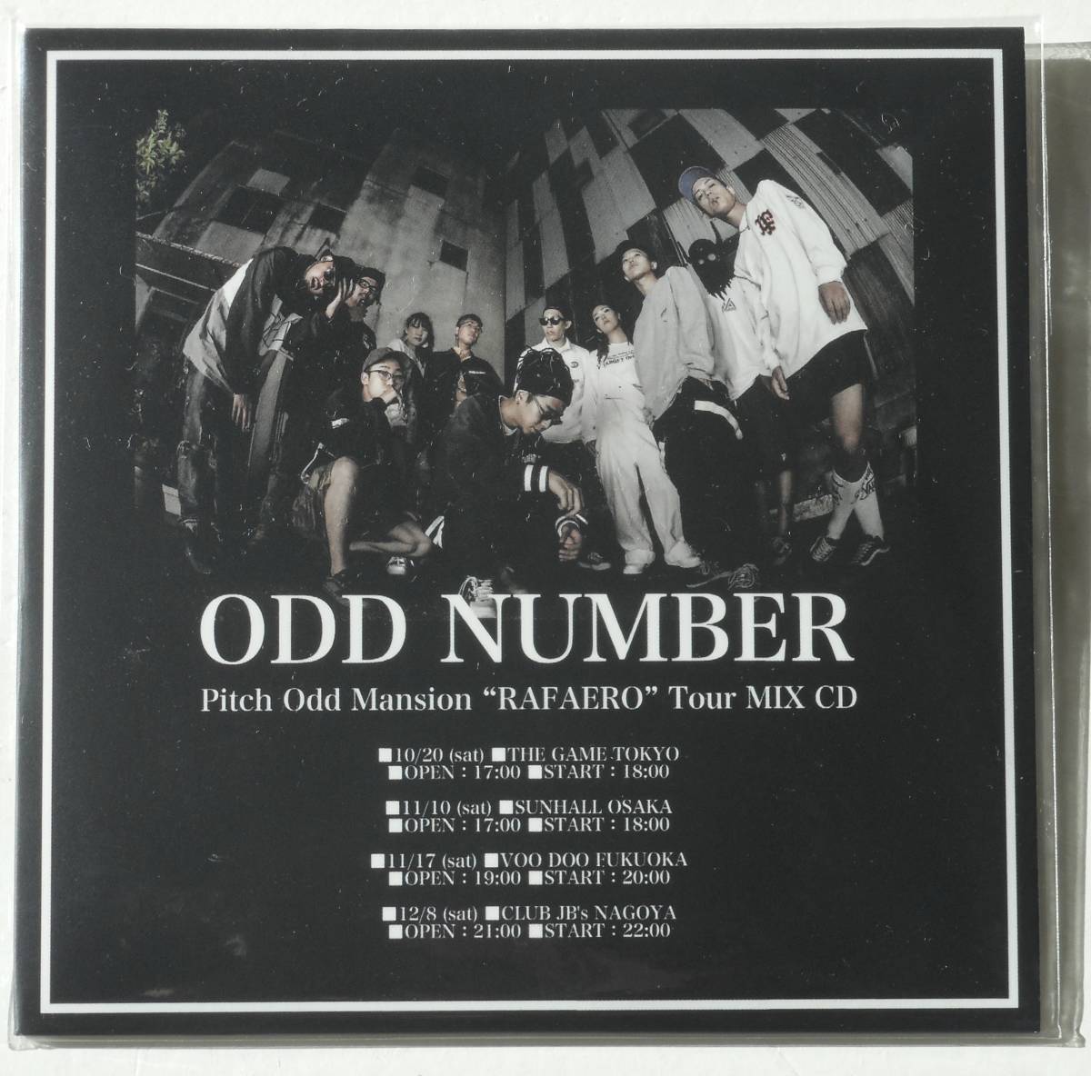ODD NUMBER Pitch Odd Mansion 'RAFAERO' Tour MIX CD』唾奇