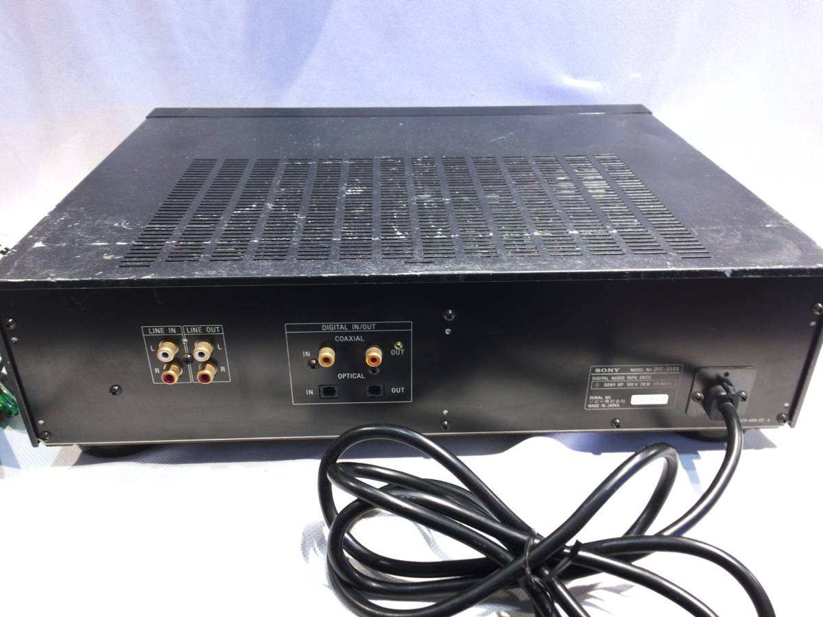 ■6179■SONY DTC-55ES デジタルオーディオテープデッキ DATデッキ オーディオ機器 ソニー SONY DTC-55ES DATデッキ SONY] 商品