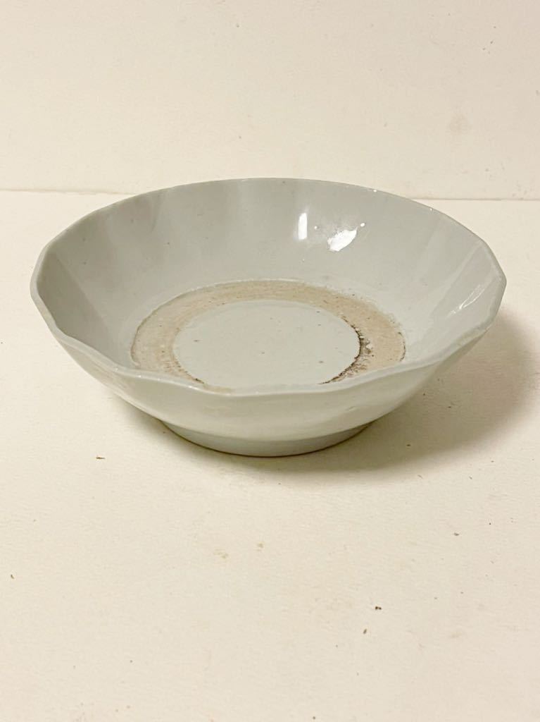 古伊万里 希少 無傷花に帯文瓜型豆皿 くらわんか 江戸