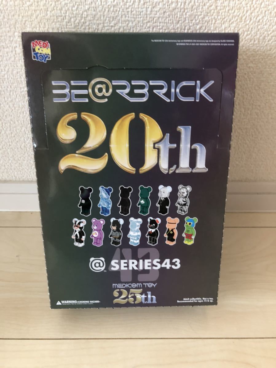 BE@RBRICK SERIES 43 1BOX 24個入 未開封 0 Series Blind (24 Boxes) US