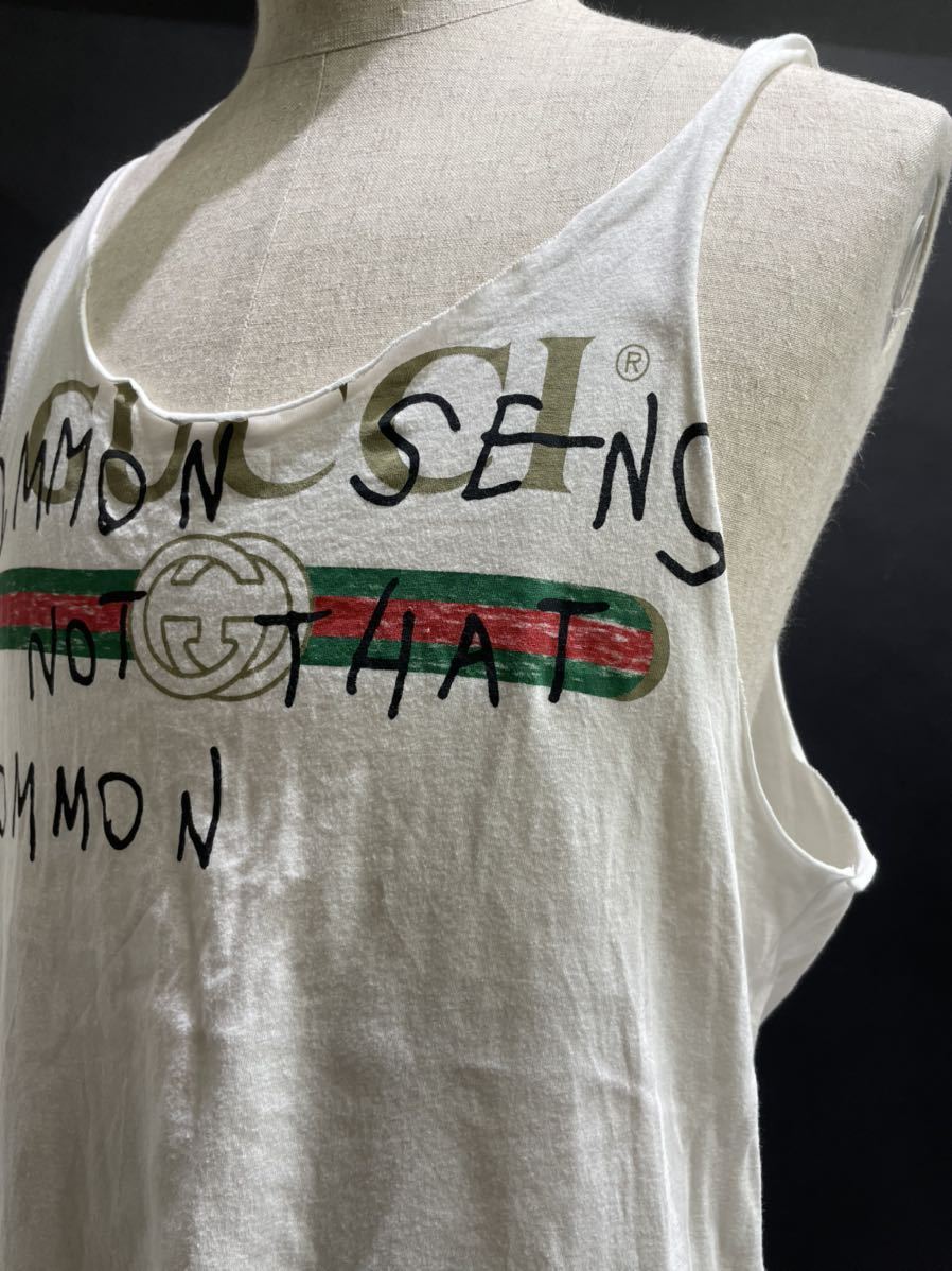 正規品 グッチ GUCCI ココキャピタン オールドロゴ タンクトップ 白 S