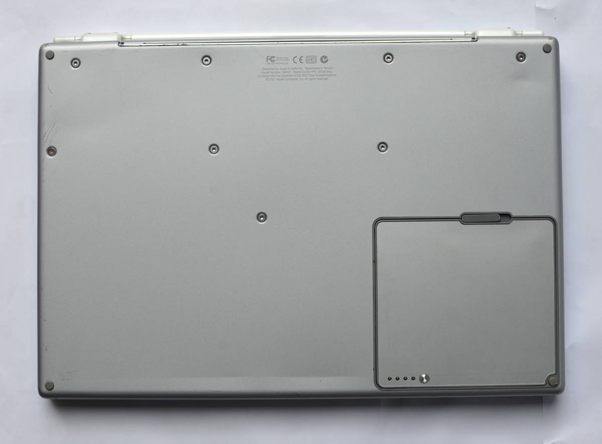 PowerBook G4 チタニュウム 550MHz 512MB/20GB/DVD OS9.2.2単独起動可