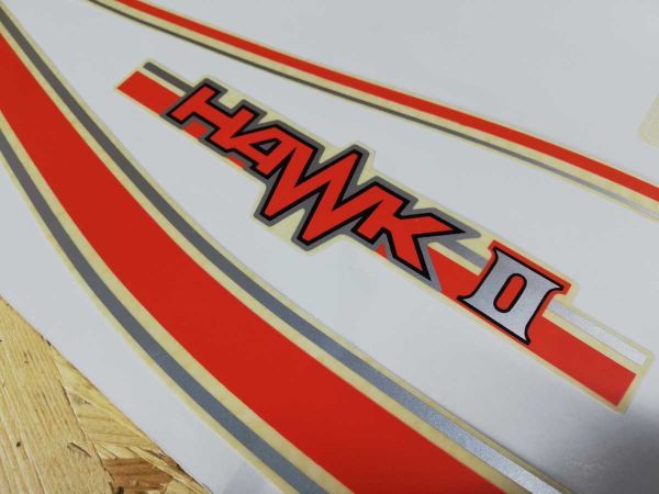 即配可 HONDA HAWKⅡ CB400T/CB250T ホーク2 オレンジxシルバー 即配可 HONDA HAWKⅡ CB400T/CB250T ホーク2 オレンジxシルバー
