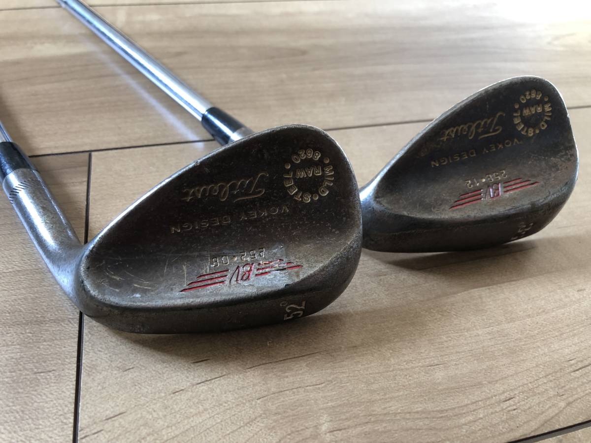 安い，豊富な タイトリスト ボーケイ 8620 ミルド スチール AW SW 52&deg; 58&deg; 252 08 258 12 ウエッジ 2本セット D/G WEDGE ウエッジ(タイトリスト)｜売買されたオークション情報、yahooの商品情報をアーカイブ公開 - 男性右きき用