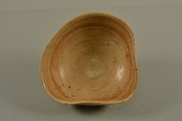 道XG937】李朝時代 御本金海茶碗 切高台 高麗茶碗 韓国古陶磁 茶道具